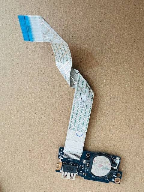 Genuine Dell Inspiron 14 3480 USB Port SD Card Reader Board LS-G711P  Flex Cable