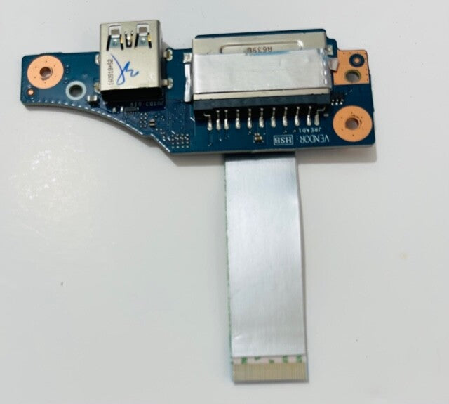 Dell Inspiron 7000 7567 SD CARD/USB BOARD  CN-01148Y-12963 With Flex Cable