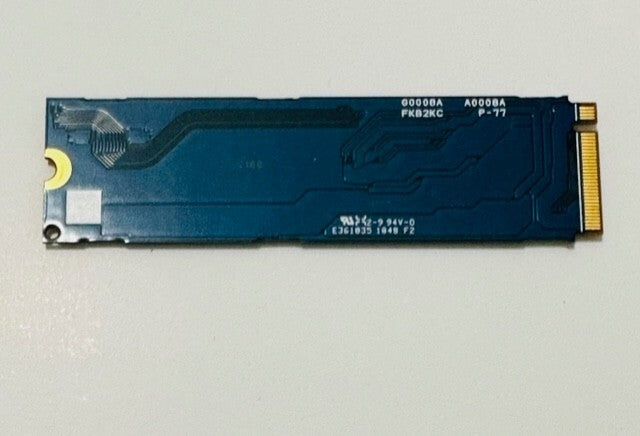 Dell/Toshiba 512GB M.2 NVMe KXG60ZNV512G 0KP8C4, DELL XPS 9570 With Win 10 Pro