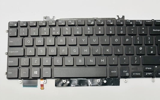 GENUINE DELL XPS 15 9570 Keyboard, UK Layout Backlit Laptop Keyboard