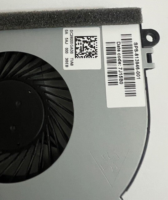 Genuine HP 15-ac110na Cooling Fan DC28000GAD0