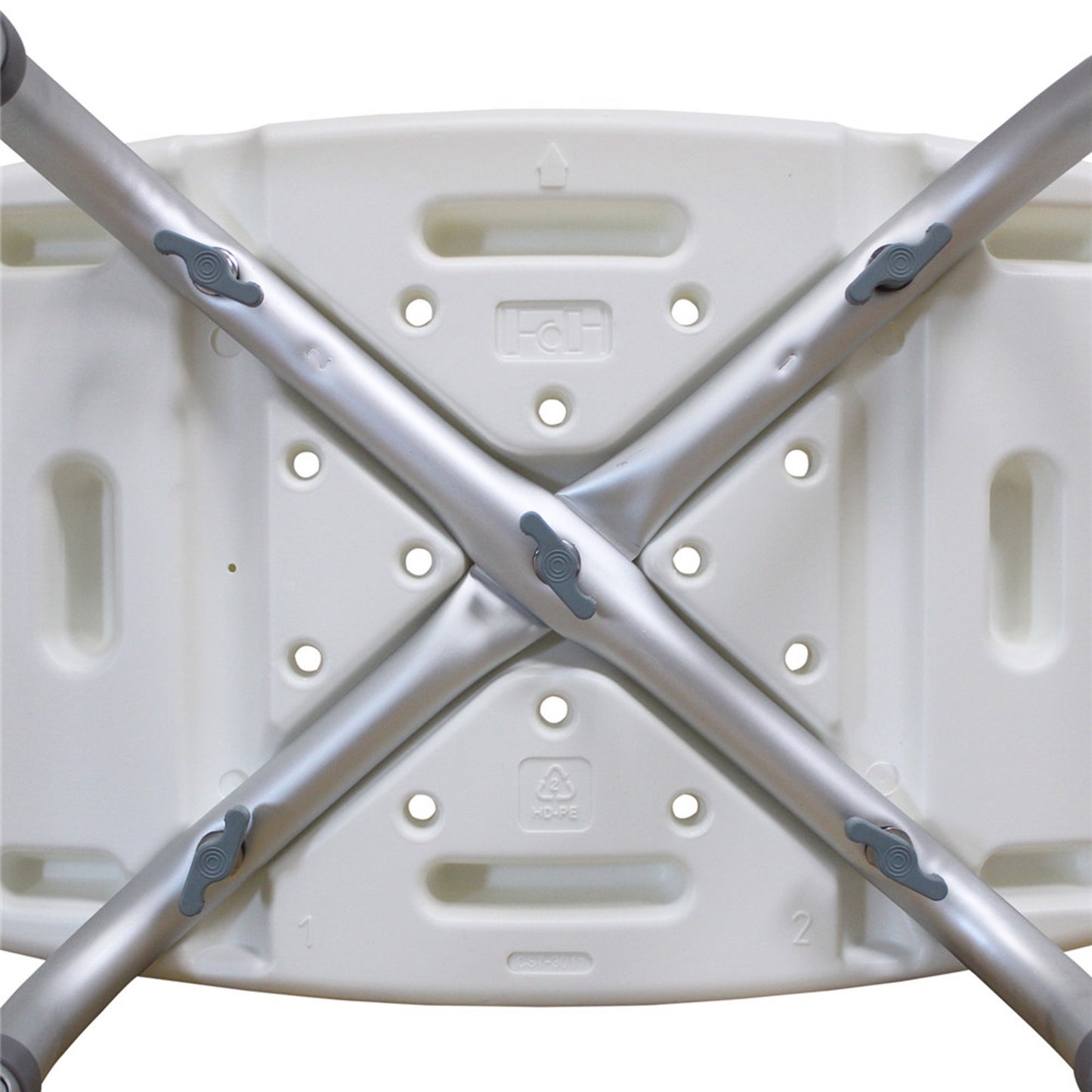 Bath Chair White 1.35MM Simple Bath Chair