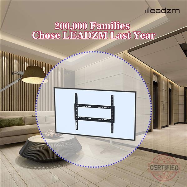 26-55" Wall Mount Bracket TV Mount TMW4040 with Sprit Bubble