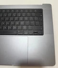 Apple MacBook Pro A2485 EMC 3651 2021 Palmrest Keyboard Battery Space Grey (Used)