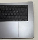 Apple MacBook Pro A2485 EMC 3651 2021 Palmrest Keyboard Battery Space Grey (Used)
