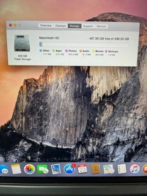 MacBook Pro Retina A1398  Mid 2014 512GB SSD 655-1805D (Mac OS X Yosemite)