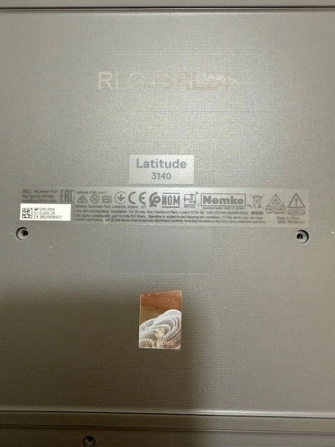 DELL Latitude 3140 2-in-1 Bottom Case Grey 05816G (Used)