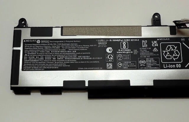 Genuine HP Battery WP03XL 51.3Wh For HP Elitebook X360 1040 G9 (Used)