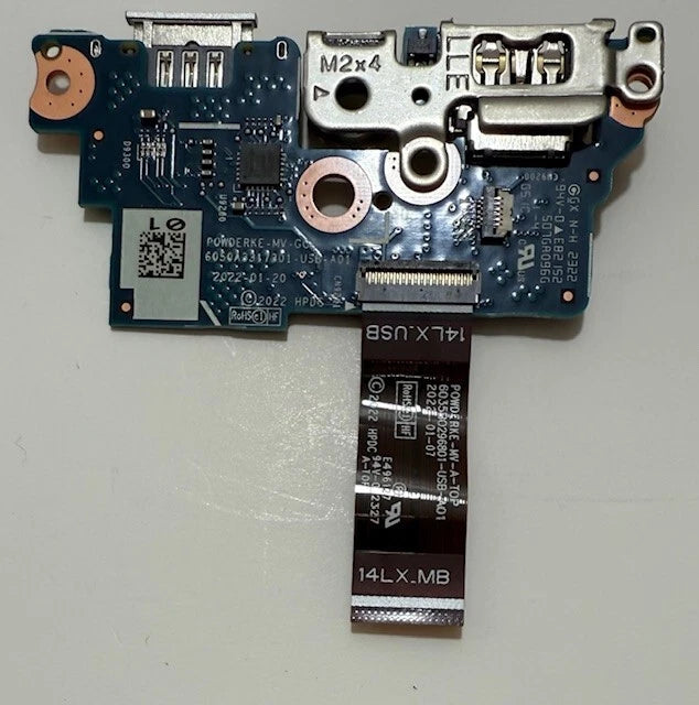 Genuine HP EliteBook X360 1040 G9 Laptop USB C HDMI BOARD 6050A3317301-USB-A01
