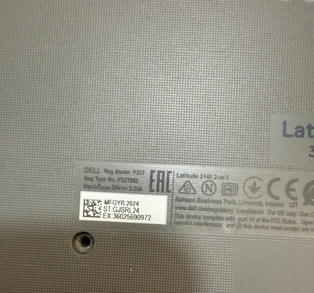 DELL Latitude 3140 2-in-1 Bottom Case Grey 05816G (Used)